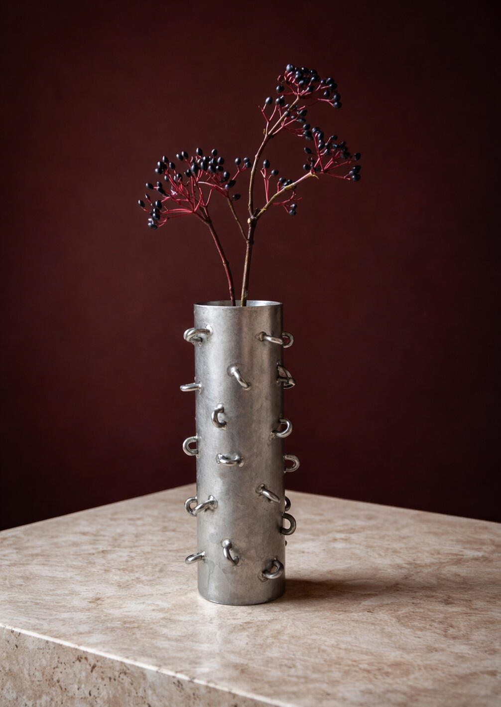 Material Experiment Experimental metal object exploring craftsmanship, stainless steel and sculptural design.